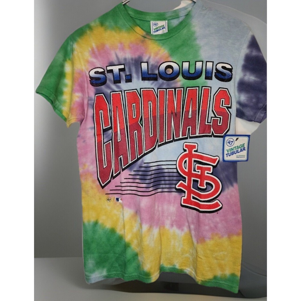 Vintage Tubular St. Louis Cardinals '47 Vortex Tie-Dye SMALL Pattern May Vary